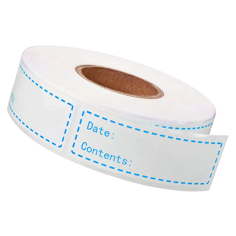 

500 шт., наклейки с английской записью даты, этикетка для хранения продуктов, экологически чистая самоклеящаяся кухонная паста с датой для домашнего рукоделия, классной комнаты