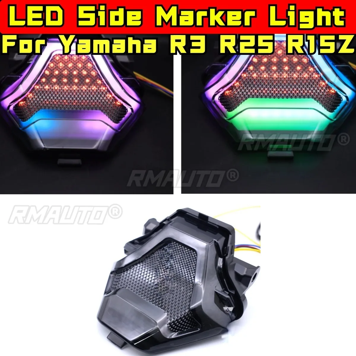 LED Side Marker Light LED Side Marker Lamp Turn Signal Indicator Light Body Kit For Yamaha R3 R25 R15Z Exterior Accessories