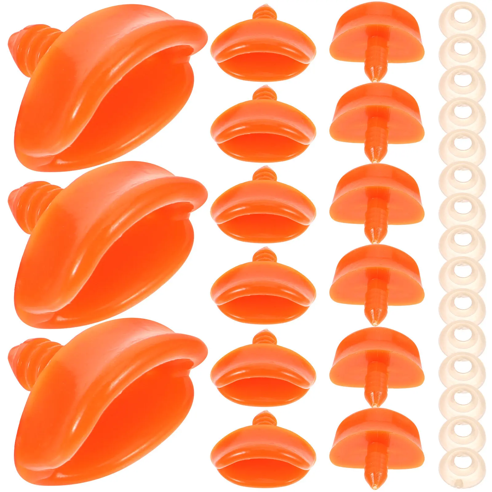 

50Pcs Resin Duck Mouth Replacement Kit DIY Mini Duck Beak Craft Supplies Handmade Decorations Classroom Kids Projects Mouth
