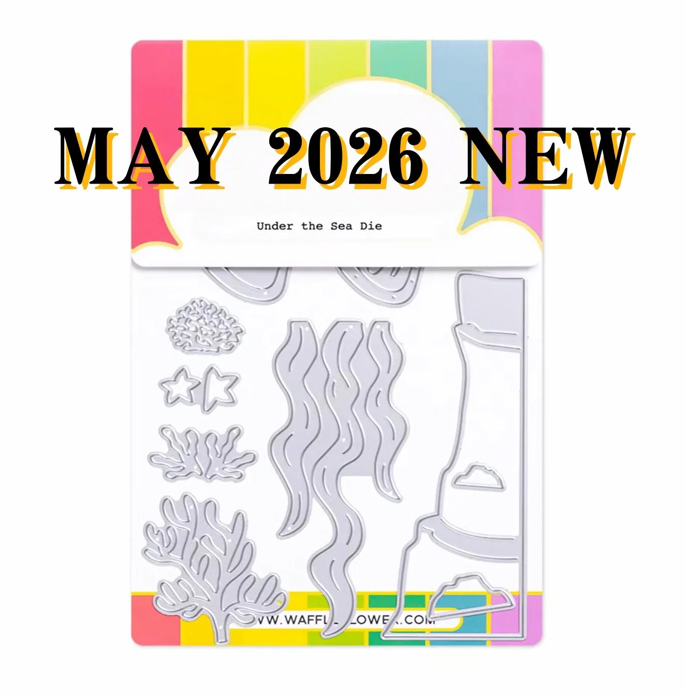 2026 Summer New Coral reef Metal Cutting Dies Stencil for DIY Decorating Scrapbook Paper Card Album Embossing Craft Die