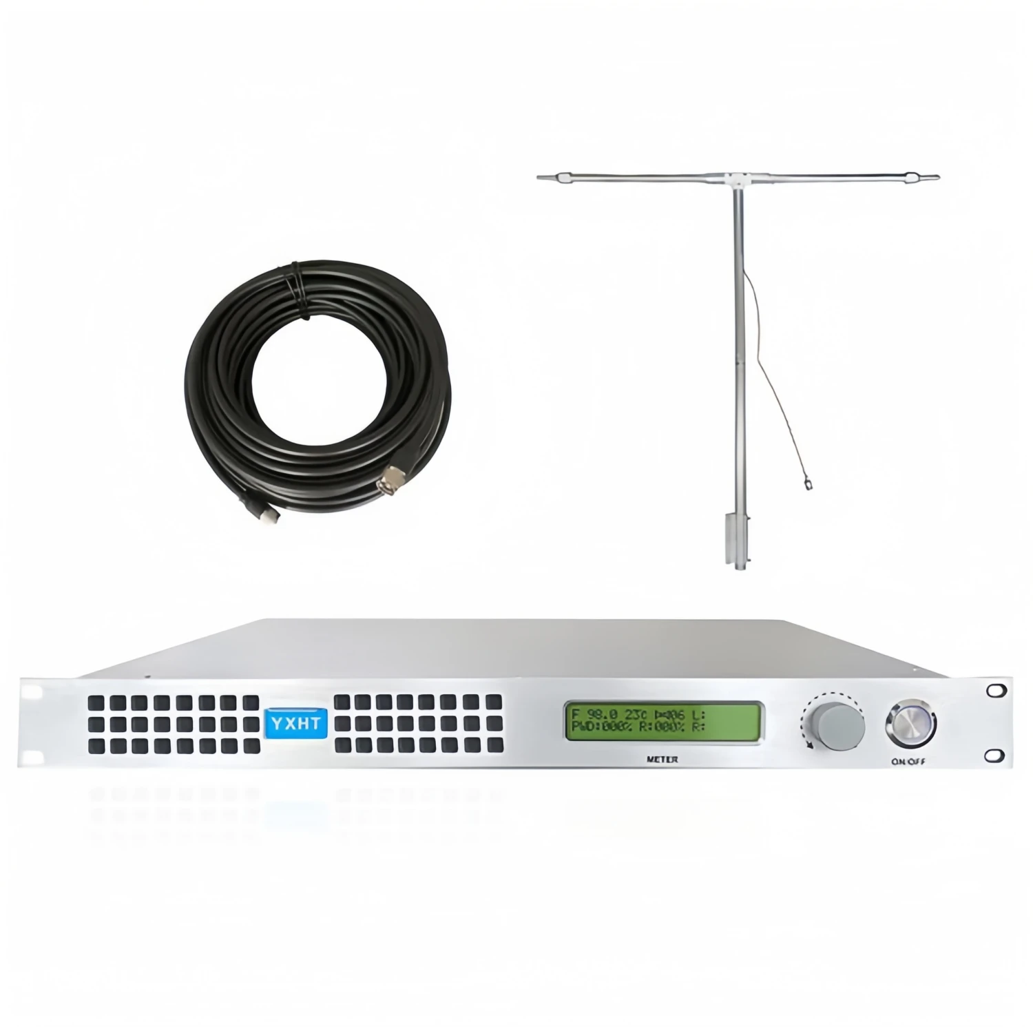 TC- Transmisor FM estéreo de 100 W: diseñado para el comando de rescate de desastre geológico del Medio Ambiente