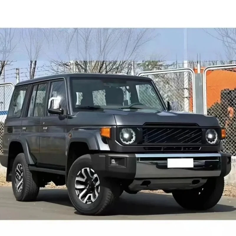 For LC76 Land Cruiser Upgrade to 2024 Style Upgrade Body Kit Front Bumper Hood Fender 6