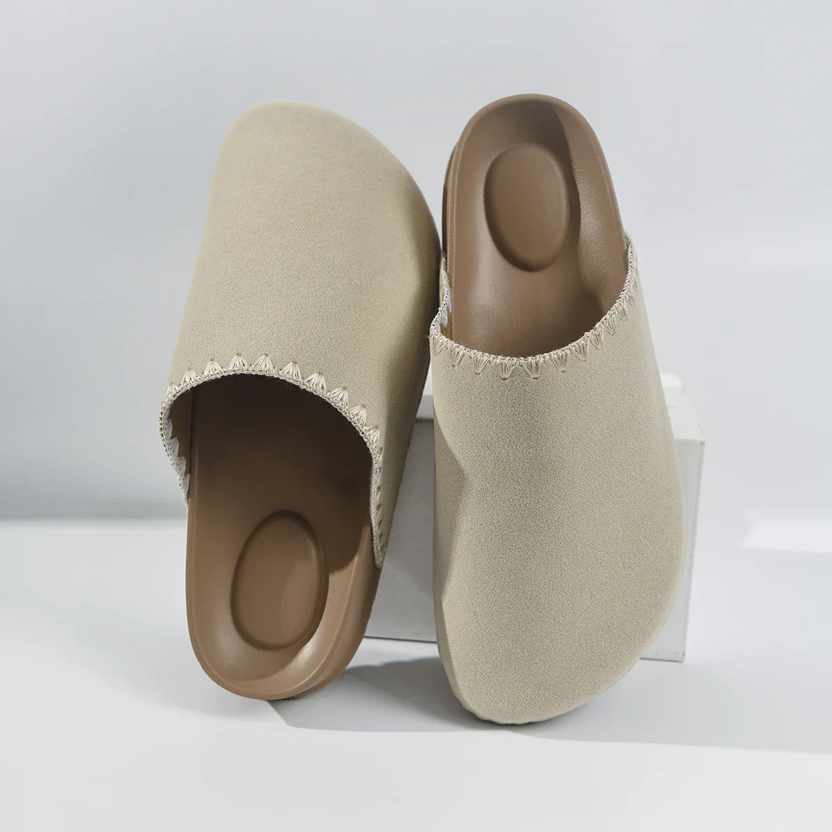 

Летние женские тапочки, удобные сандалии, тапочки на плоской подошве с толстой подошвой, повседневная уличная обувь в корейском стиле, женские шлепанцы Baotou