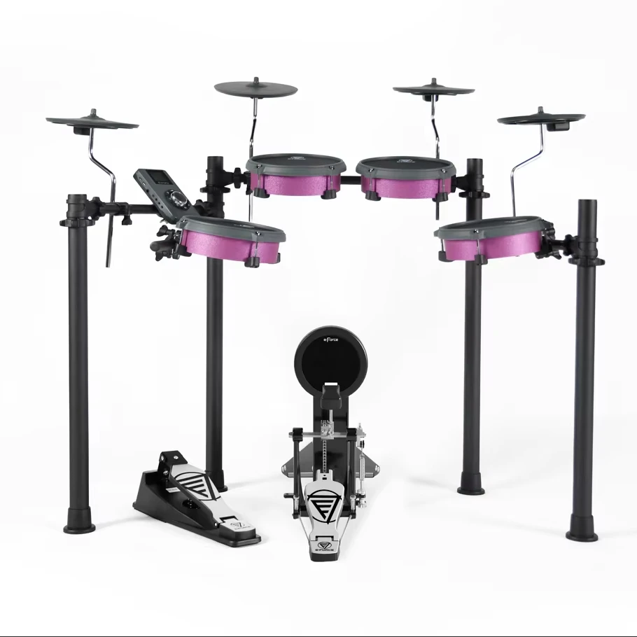 Hooqu 2025 새로운 패션 전문 전자 드럼 세트 초보자를 위한 휴대용 드럼 키트