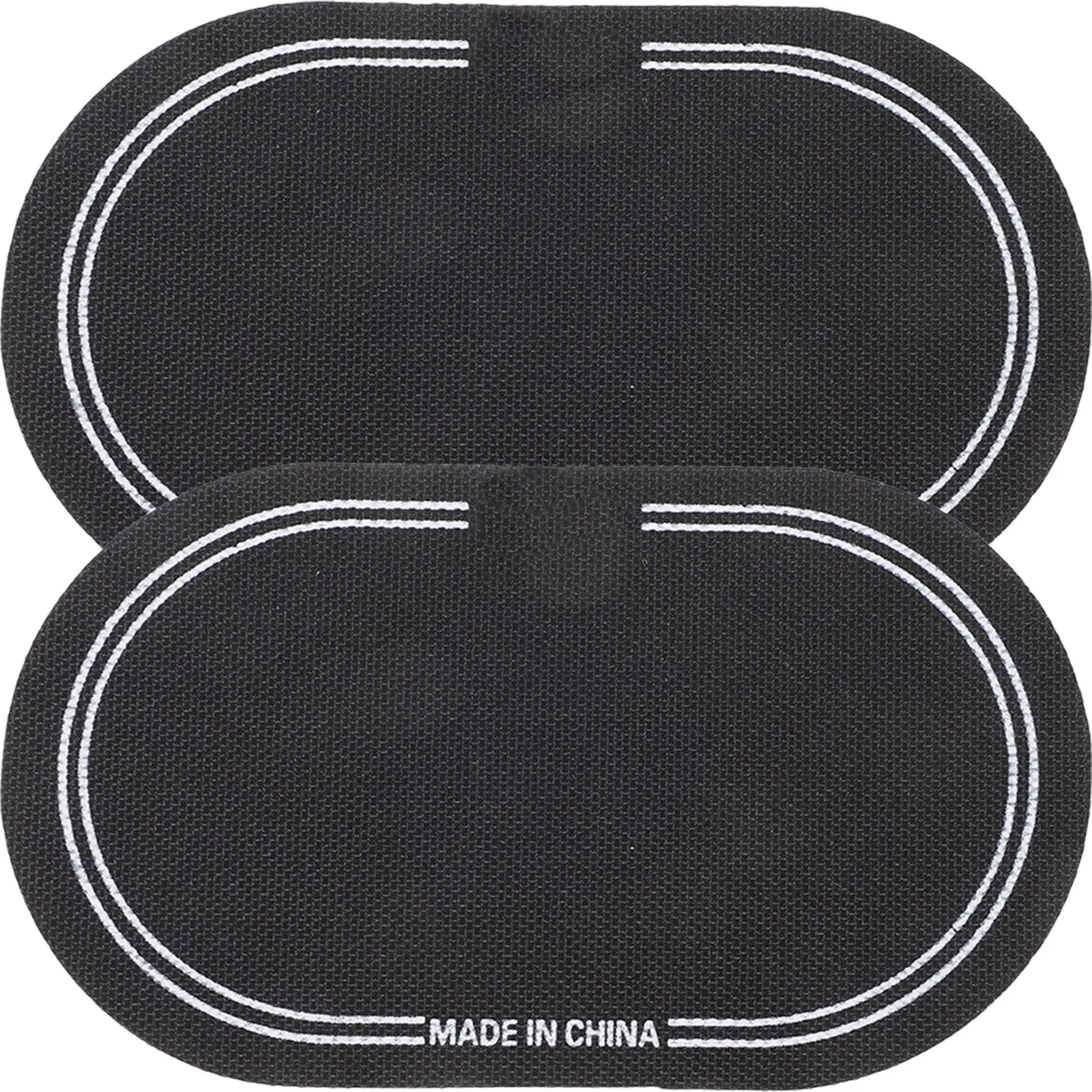 

2 Pcs Drum Head Protective Pad Sticker Large Size PET Material Durable Safe Easy Install Lightweight Convenient Store Drum