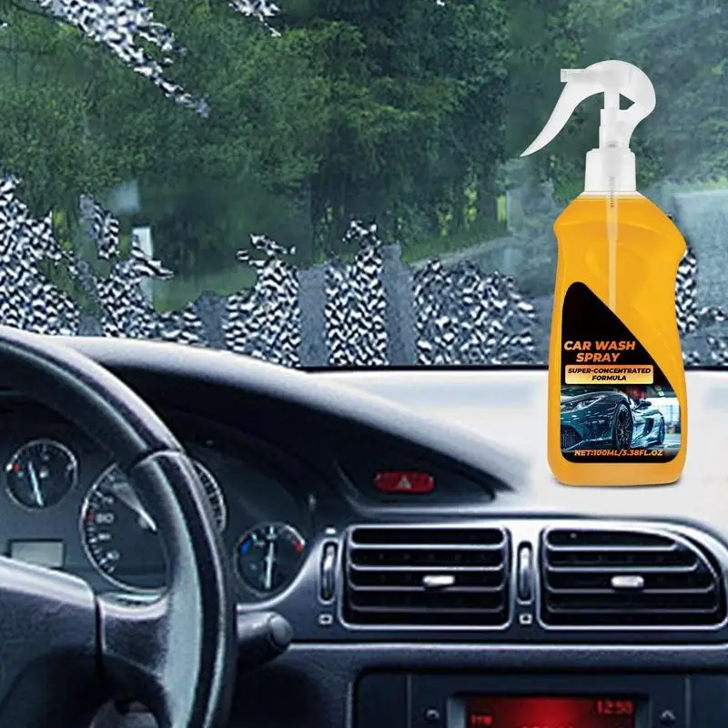 

Car Wash Liquid 100ml Car Wash Spray Headliner Cleaner For Car Interior High Efficiency Versatile Car Interior Cleaning Agent