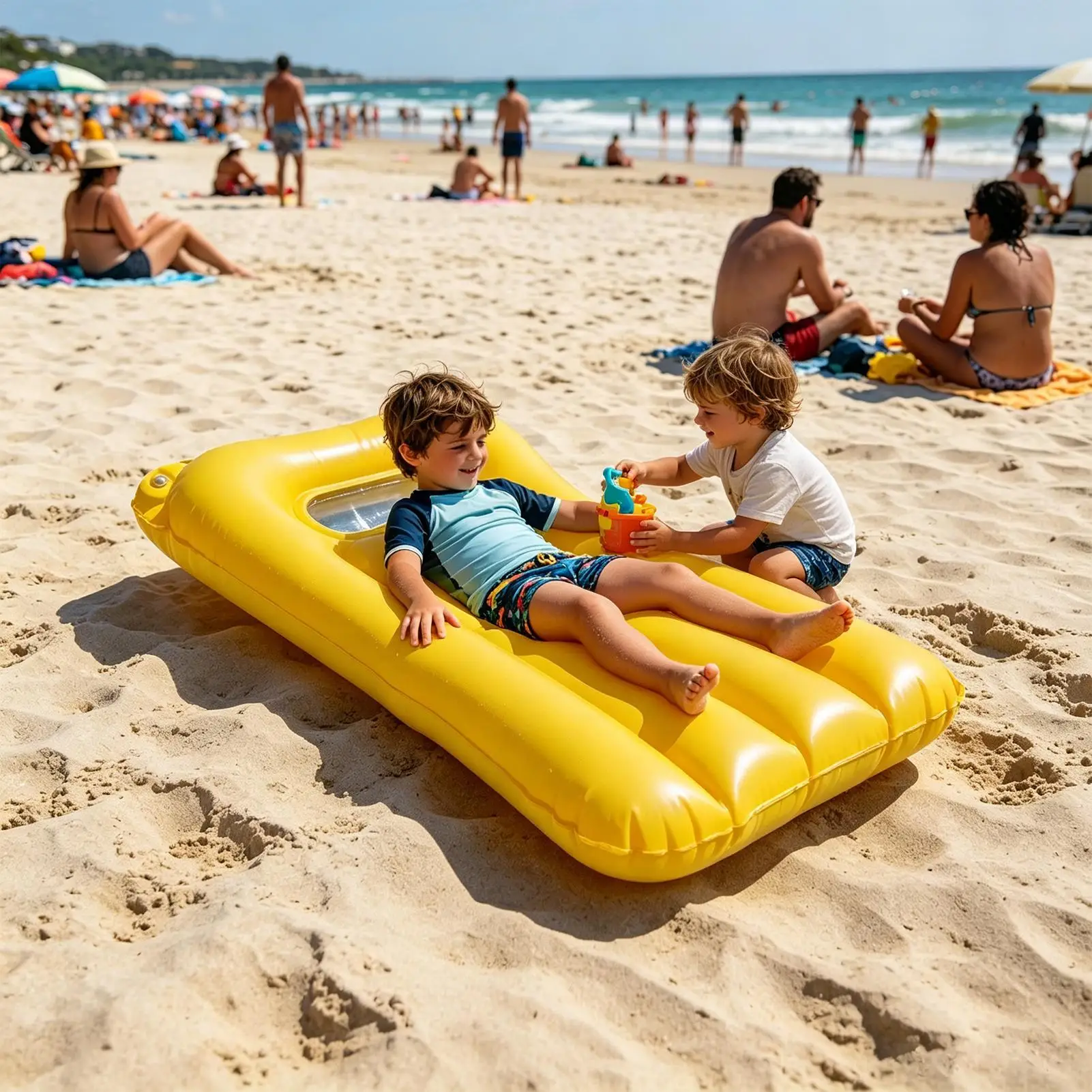 Durable Inflatable Surf Body Board Kids Pool Float Blow Up for Boys Girls Beach Water Park Summer Camp Vacation Travel Party Fun