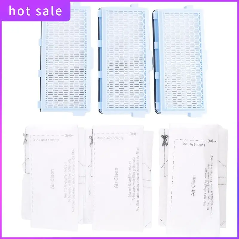 

HGSW-3X HEPA Filters For Vacuum Cleaner Part Compact C1-C2 Complete C2- C3 S8340 +3 Air Clean Filters + 3 Motor Filters