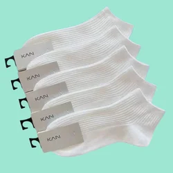 5/10 Pairs New High Quality Cotton Ankle Socks Women Top Quality 100% Cotton Invisible Sweat-absorbing Girls Low Tube Boat Socks