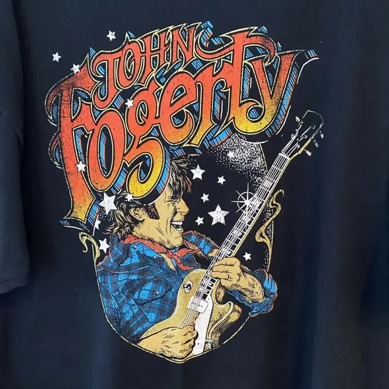 John Fogerty Guitar T Shirt Classic Black S 2345Xl