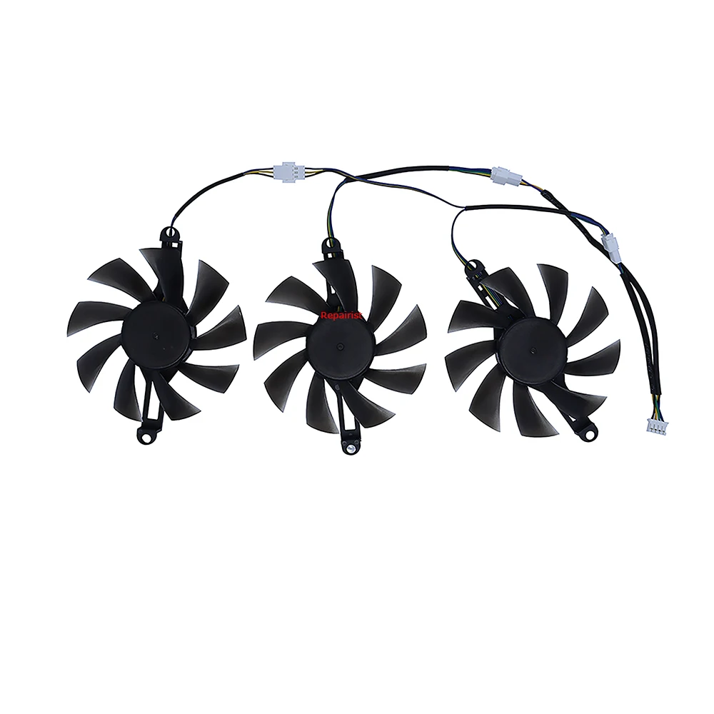 

3Pcs/Set,85MM Diameter,9.8CM Mounting,Graphics Card Cooler Fan,FL8015 12VB,For Soyo RTX 2070 Super,For 51risc RTX2070 SUPER 6GB