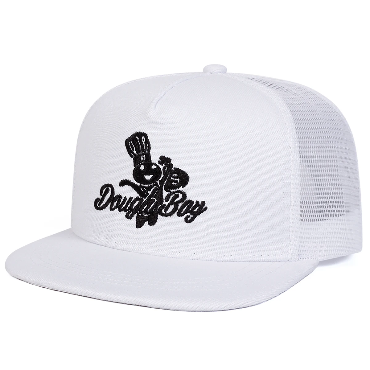 Cappelli a rete hip-hop con ricamo a lettera Daugh Boy unisex Cappelli da baseball casual regolabili per esterni primavera estate Cappello per protezione solare