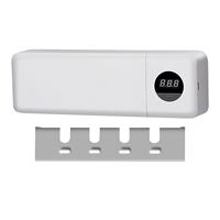 Bathroom Toothbrush Holder UV Toothbrush Organizer Wall Holder Rechargeable Storage Organizer With Air Drying Digital Display