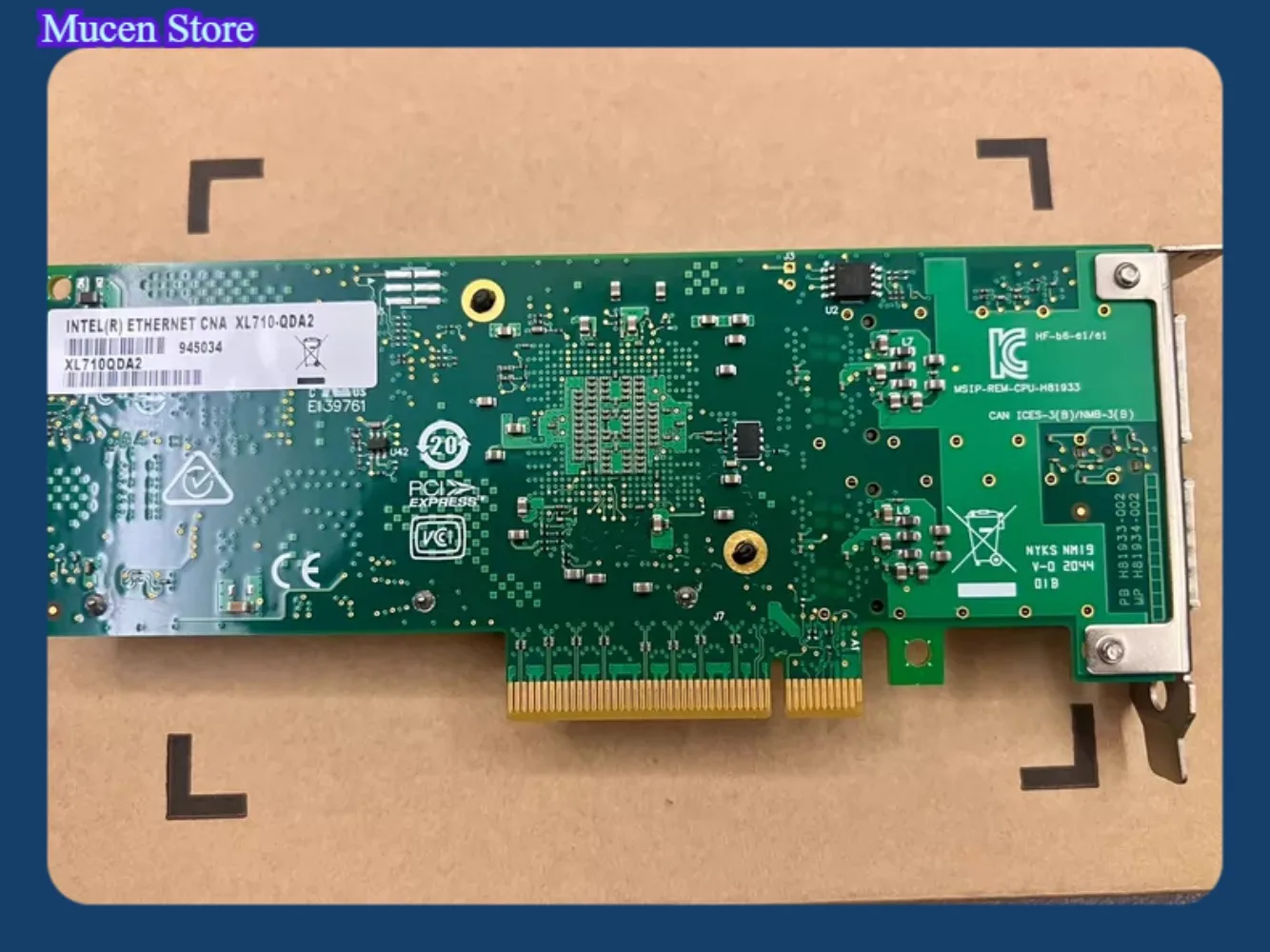 XL710 Chipset PCIe 3.0 X8 QSFP+ 40G Single Port XL710-QDA2 Network Card-XL710-QDA1
