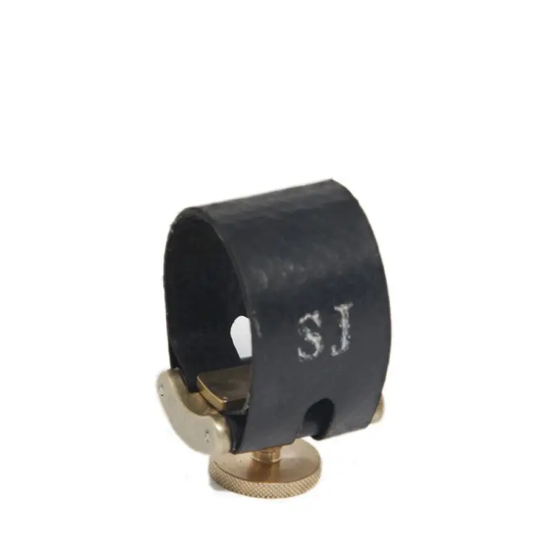 

Alto Rubber Saxophone Mouthpiece Leather Ligatures Professional Sax Accessories