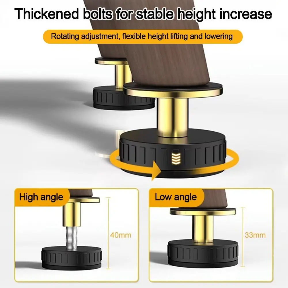 Threaded Bed Frame Adjustable Prevent Loosening Headboard Stoppers Anti-Shake Fixer for Cabinets Sofas Bedside Headboards