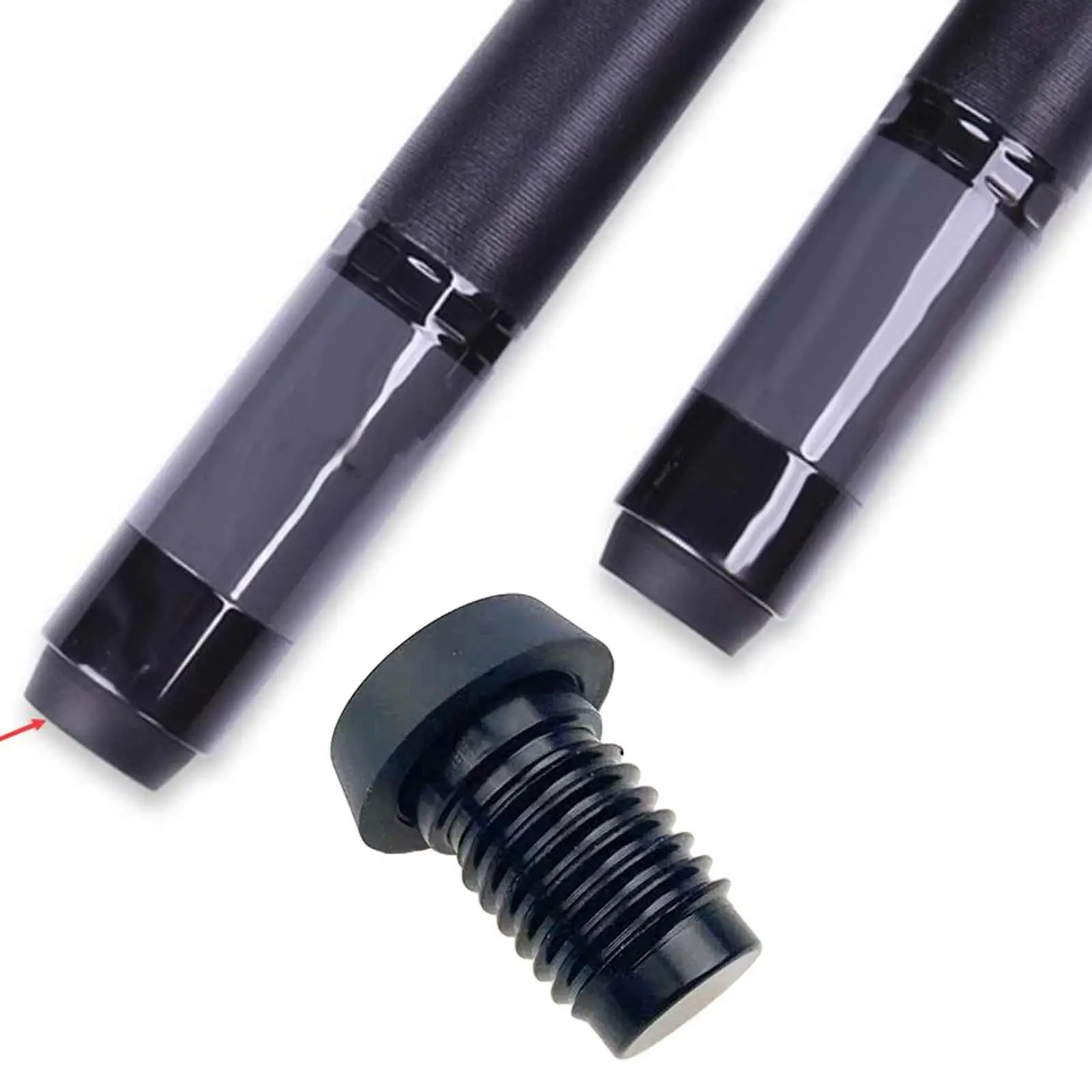 Billiard Cue Bottom Cover Protective Connected Pool Cue Bottom Cover for
