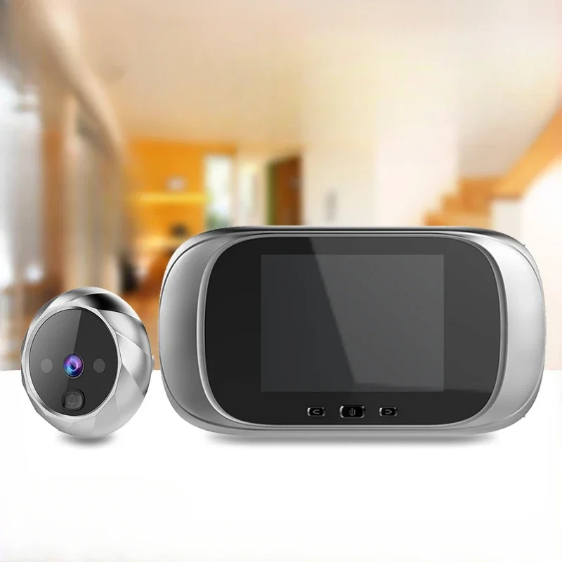 Digital Door Viewer Peephole Door Camera Doorbell 2.8-inch LCD Screen Night Vision Photo Shooting Digital Door Monitoring