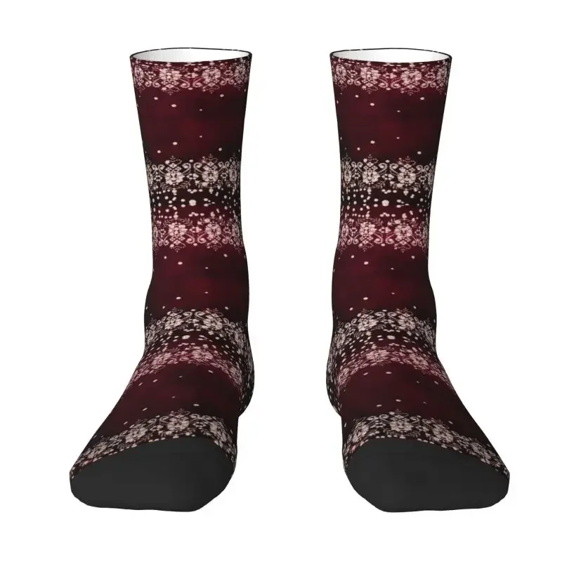 

Novelty Mens Sexy Glitter Rhinestone Dress Socks Unisex Breathbale Warm 3D Printing Masquerade Diamonds Crew Socks