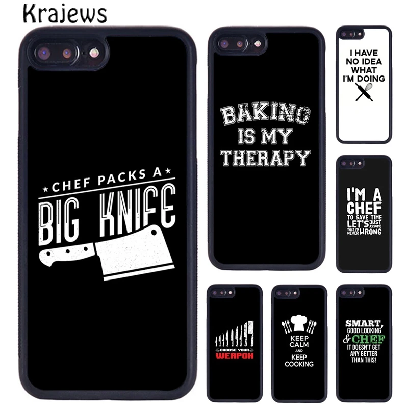 Krajews Baking makes me happy Phone Case Cover For iPhone 16 14 plus X XR XS 11 12 13 pro max