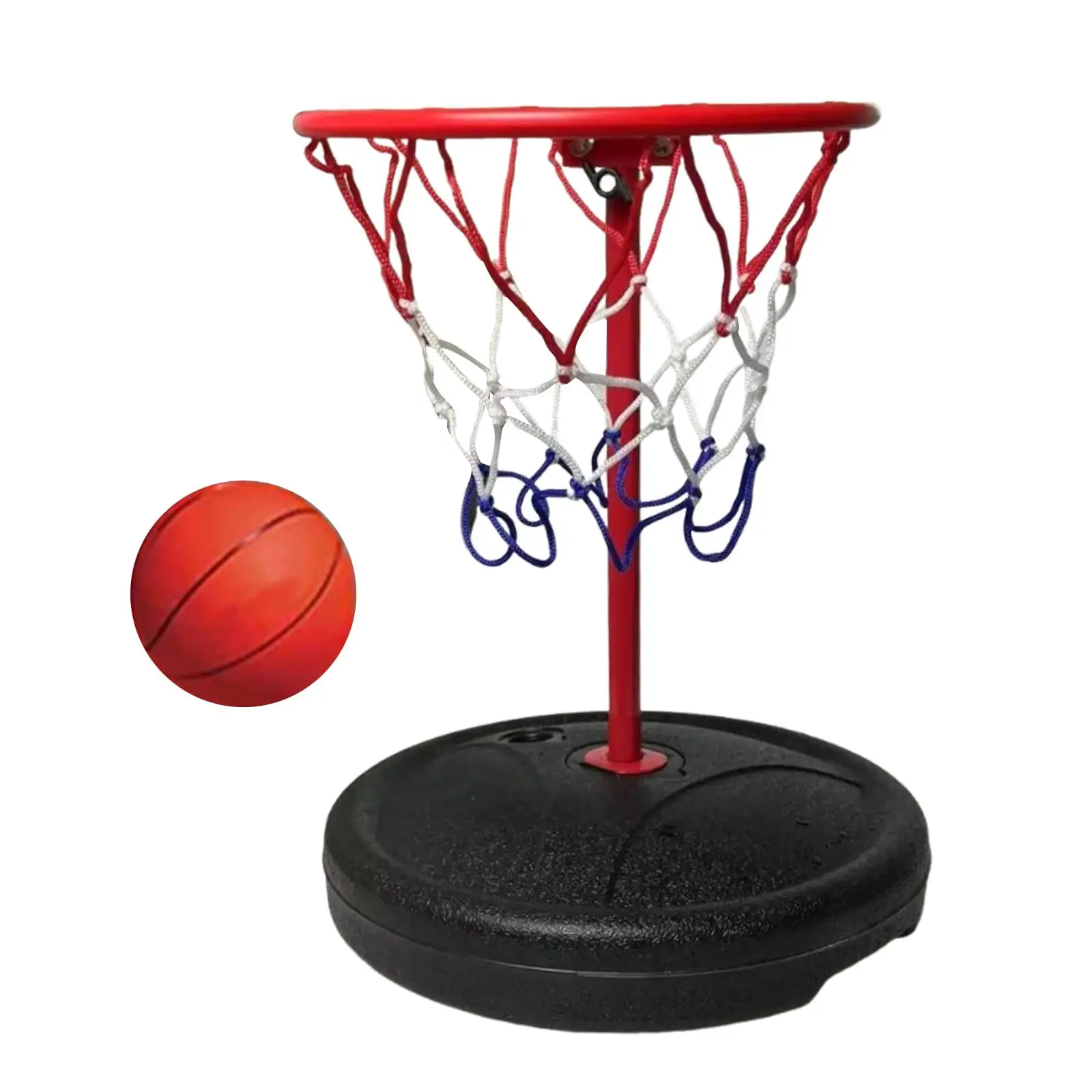 Pool Basketball Hoop with Multifunction Water Toys Water Basketball Stand for Kids Ages 6+ Family Children Teens Traveling