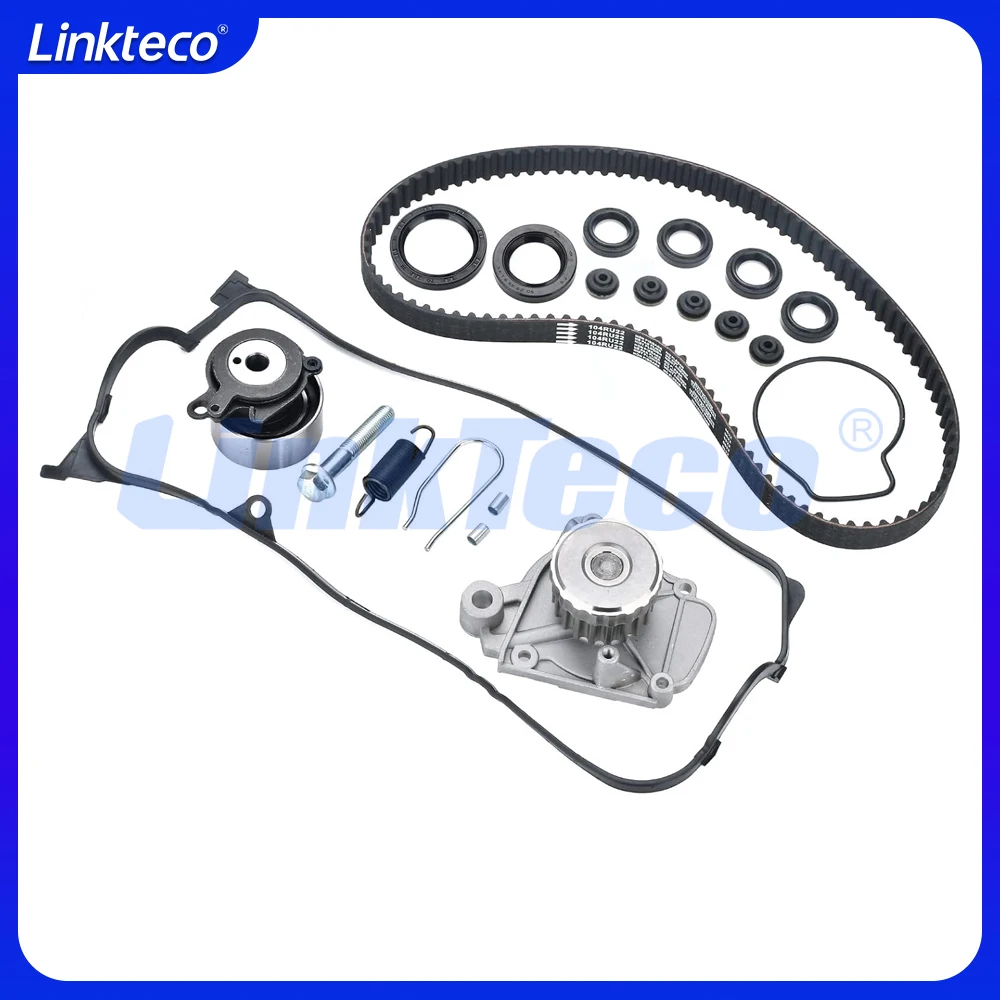أجزاء المحرك طقم حزام التوقيت ومضخة المياه غطاء الصمام طوقا صالح 1.7 لتر L4 الغاز D17A1 ل 01-05 هوندا سيفيك DX EX HX GX LX 1.7L #3