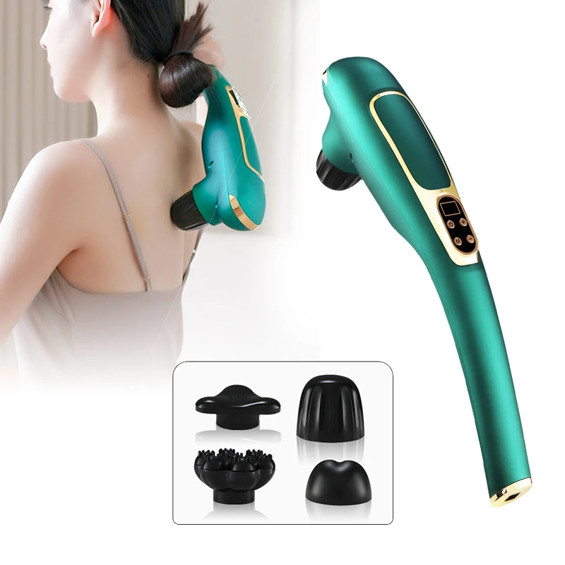 Electric Hand-held Massage Stick Hammer Shoulder And Neck Beat Cervical Spine Back Leg USB Charging Home Portable Comfortable