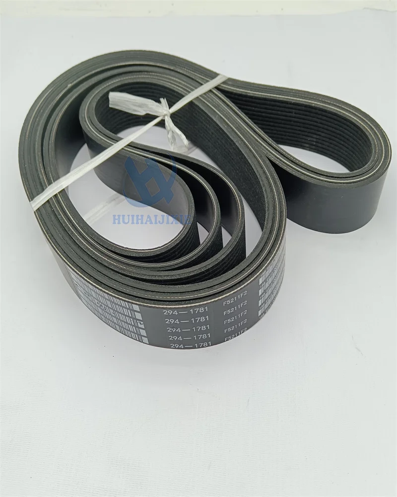 

High Quality Diesel Engine C6.4 294-1781 Fan Belt 2941781 for Caterpillar E320D Excavator