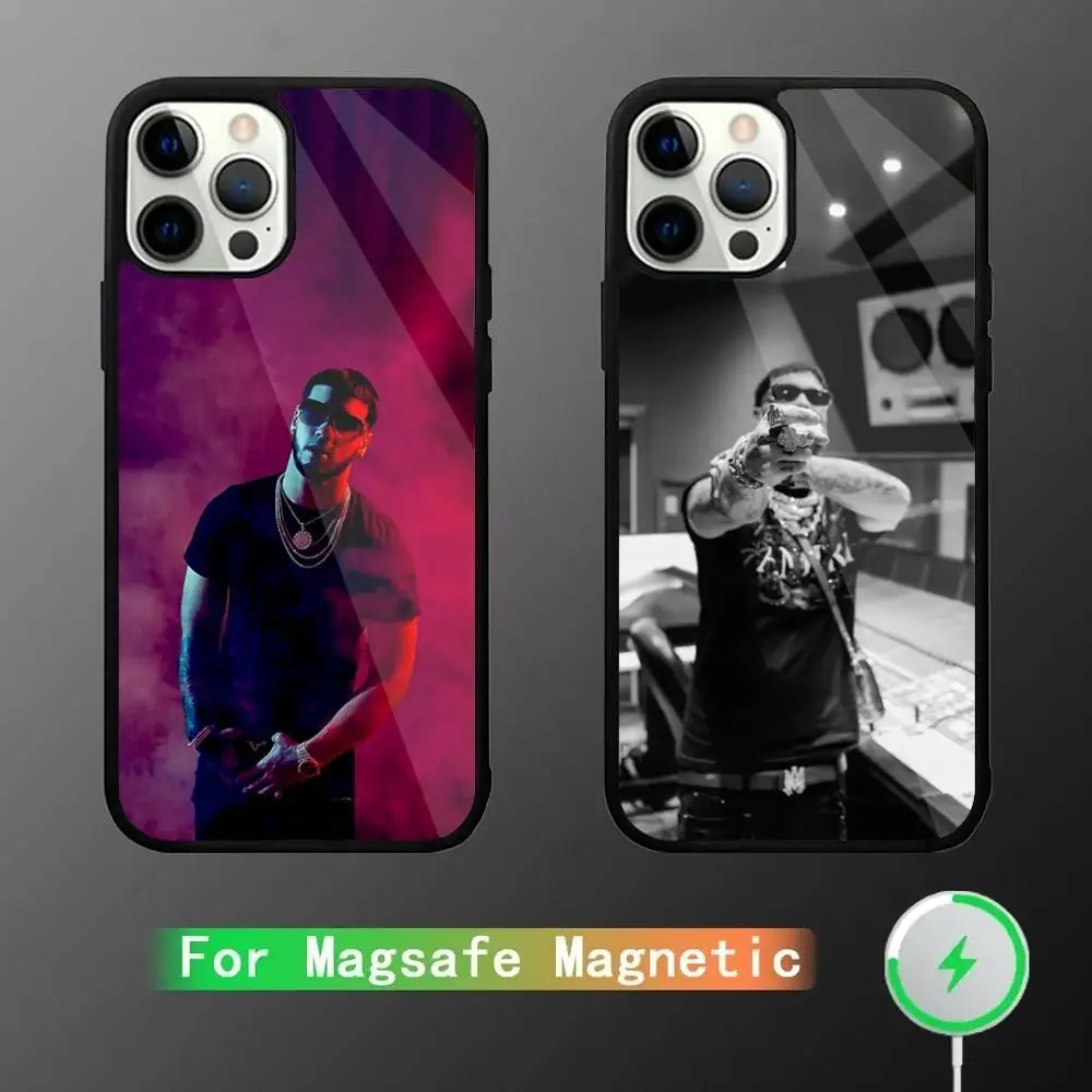 

Rapper A-Anuel AA Real Phone Case For iPhone 17,16,15,14,13,12,11,Pro,Max,Plus,Mini,SE4,E Magnetic Magsafe Wireless Charging