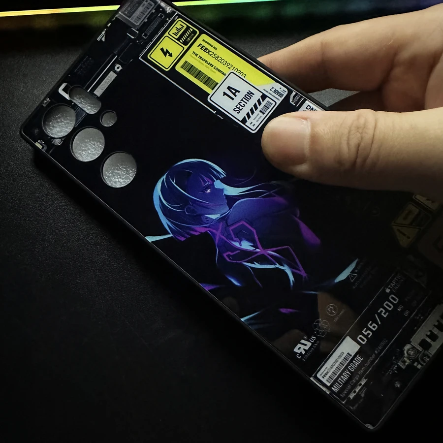 أنيمي غطاء الهاتف ل النوبة الأحمر ماجيك 10 9 8 برو زائد 6 7 برو مضيئة غطاء ل ZTE Redmagic 5s 6s 7s 8s 9s 10s برو LED قذيفة