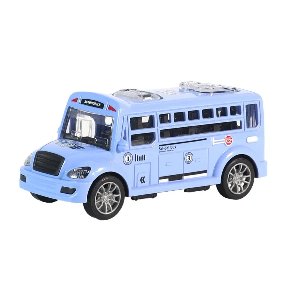 Car Model Toy School Bus Model Car For Children Toys Kids Educational Toy Cars Miniature Game Vehicle Inertia Wheel Boys Gi S3E4