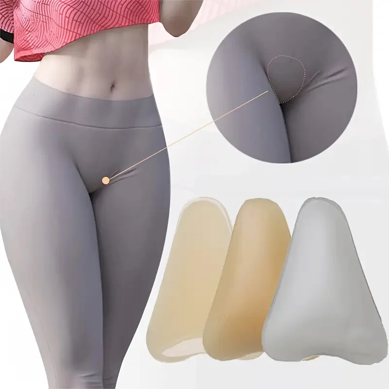 Concealer Panties Silicone Reusable for Swimsuit Underwear Camel Toe Leggings Privacy Invisible Self-Adhesive Seamless Camel Toe