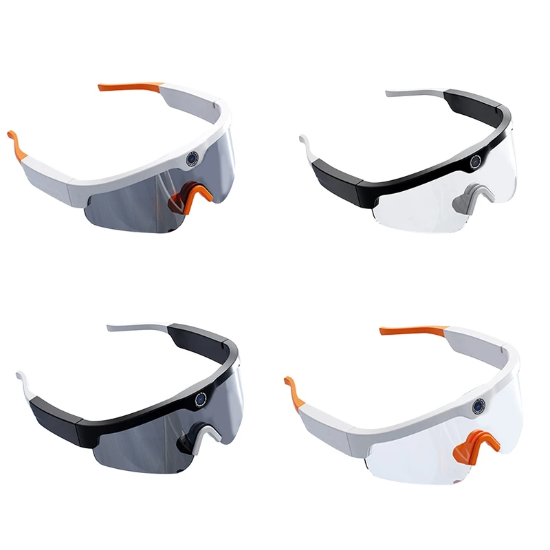 كاميرا نظارات شمسية رياضية بلوتوث ذكية كاملة تدعم الاتصال، كاميرا نظارات رياضية مستقطبة