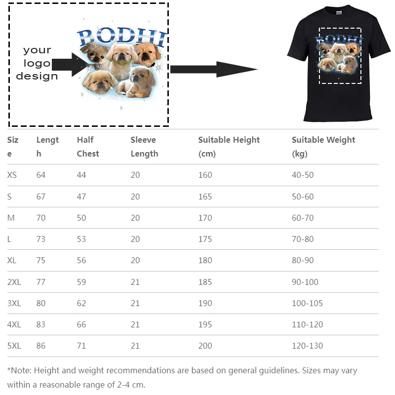 تي شيرت رجالي 100% قطن تصميمك الخاص تي شيرت رجل شعار العلامة التجارية/صورة مخصصة لتقوم بها بنفسك طباعة س الرقبة تي شيرت الذكور بلايز