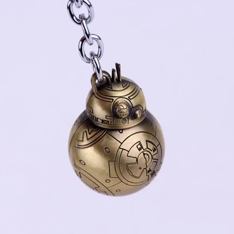 Disney Sztár wars keychain Gépember R2-D2 Lá Erő awakens Császári stormtrooper Gépember BB8 Fém Medál Kulcskarika kiegészítők