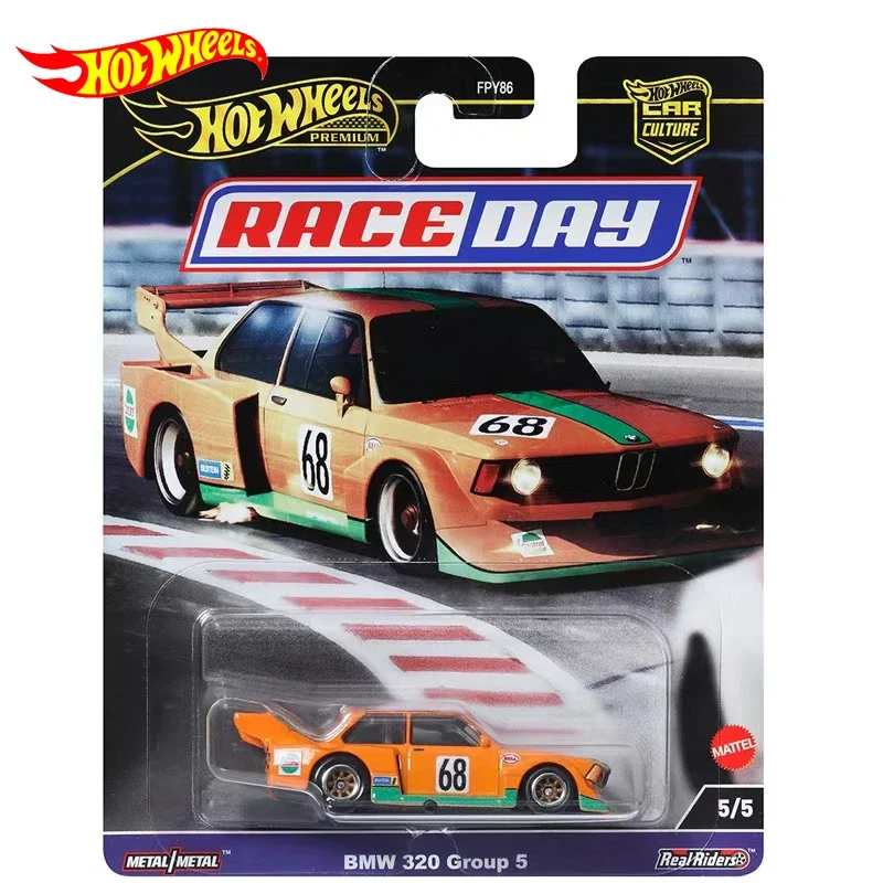 Original Hot Wheels Premium Car Culture Race Day BMW 320 Gruppe 5 Spielzeug für Jungen 1/64 Diecast Voiture Legierung Modell Sammlung Geschenk