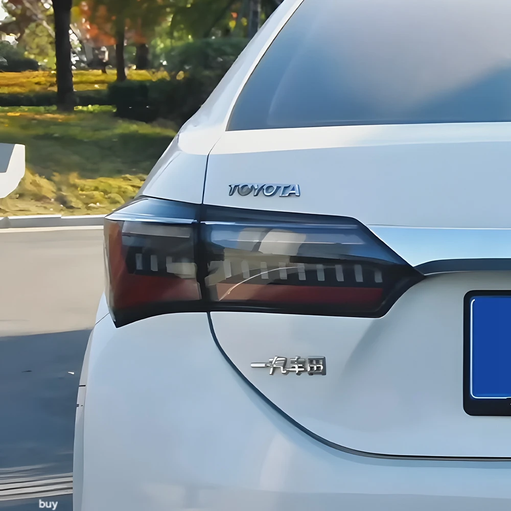 

Автомобильные задние фонари для Toyota Corolla 2014-2017, светодиодные автоматические задние фонари, обновление, высокая настройка, указатель поворота, аксессуары в сборе