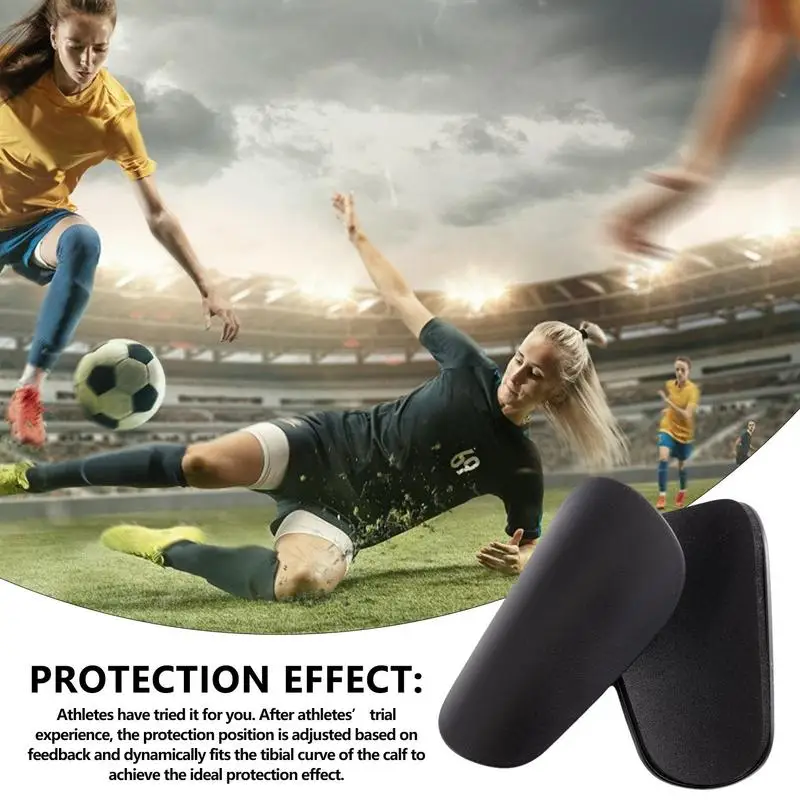 Mini Shin Pad Football Training Anti-collision Protector Durable Soccer Leg Protector Calf Sleeves Adult Shin Guard Support Sock