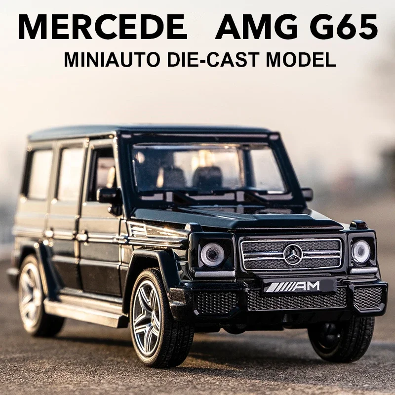1:32 G65AMG SUV Alloy Car Model Diecasts & Toy Metal Off-road Vehicles Car Model Simulation Sound Light Collection Toy Gift