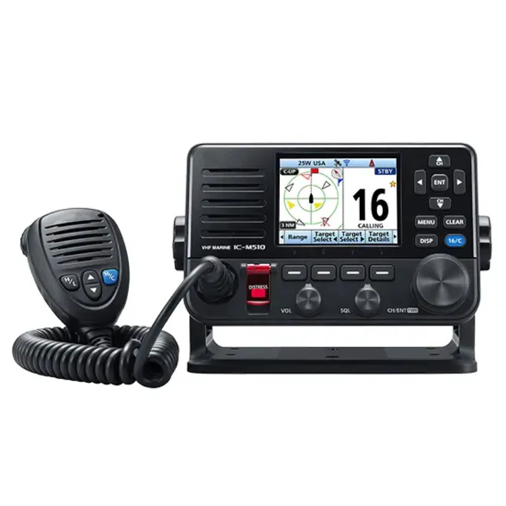 MA-510TR Class B AIS Transponder Marine Radio Transceiver With Colour TFT LCD Display And External GPS Antenna