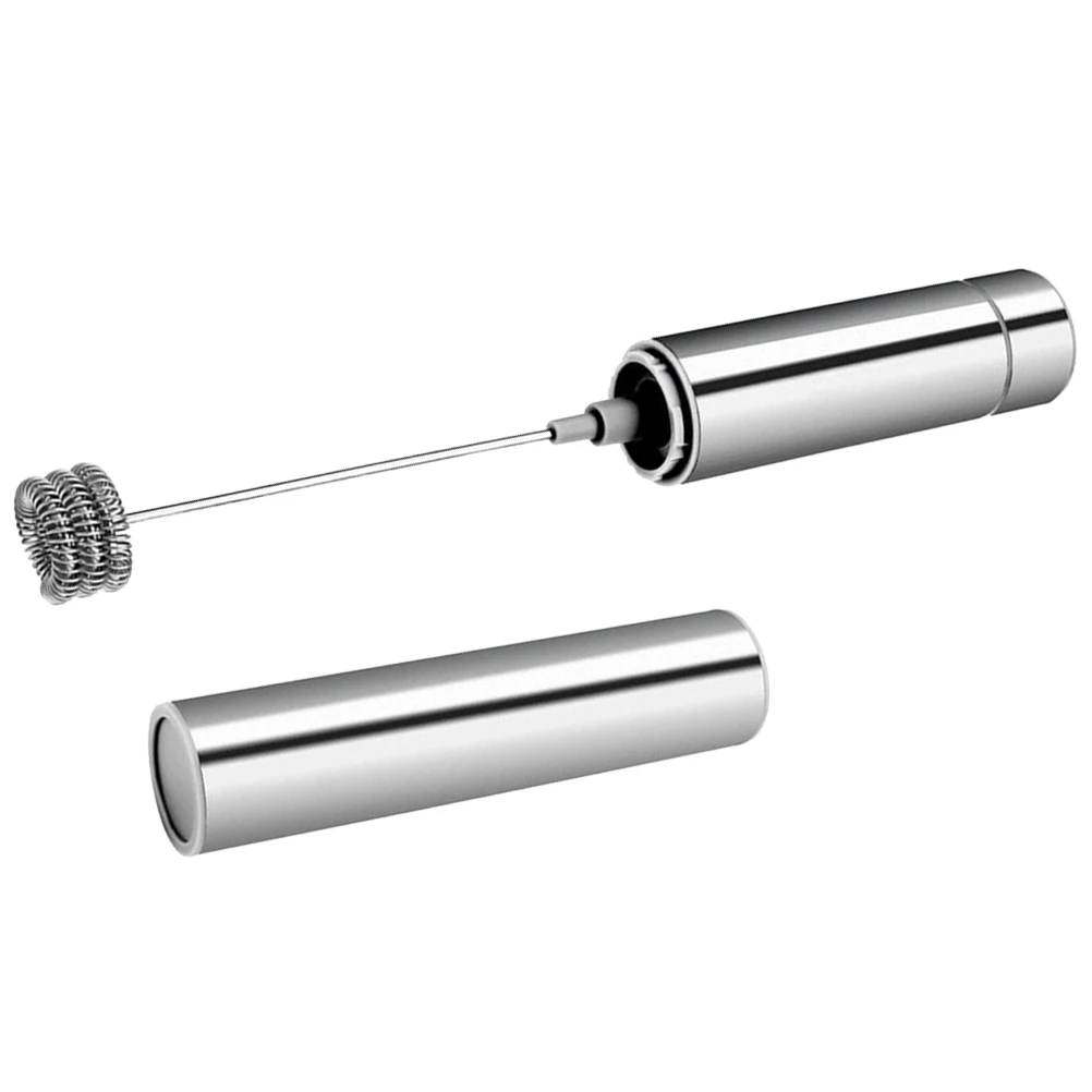 

Stainless Steel Electric Milk Frother Three Layer Spring Wires Handheld Coffee Foamer Portable Espresso Mixer For Home