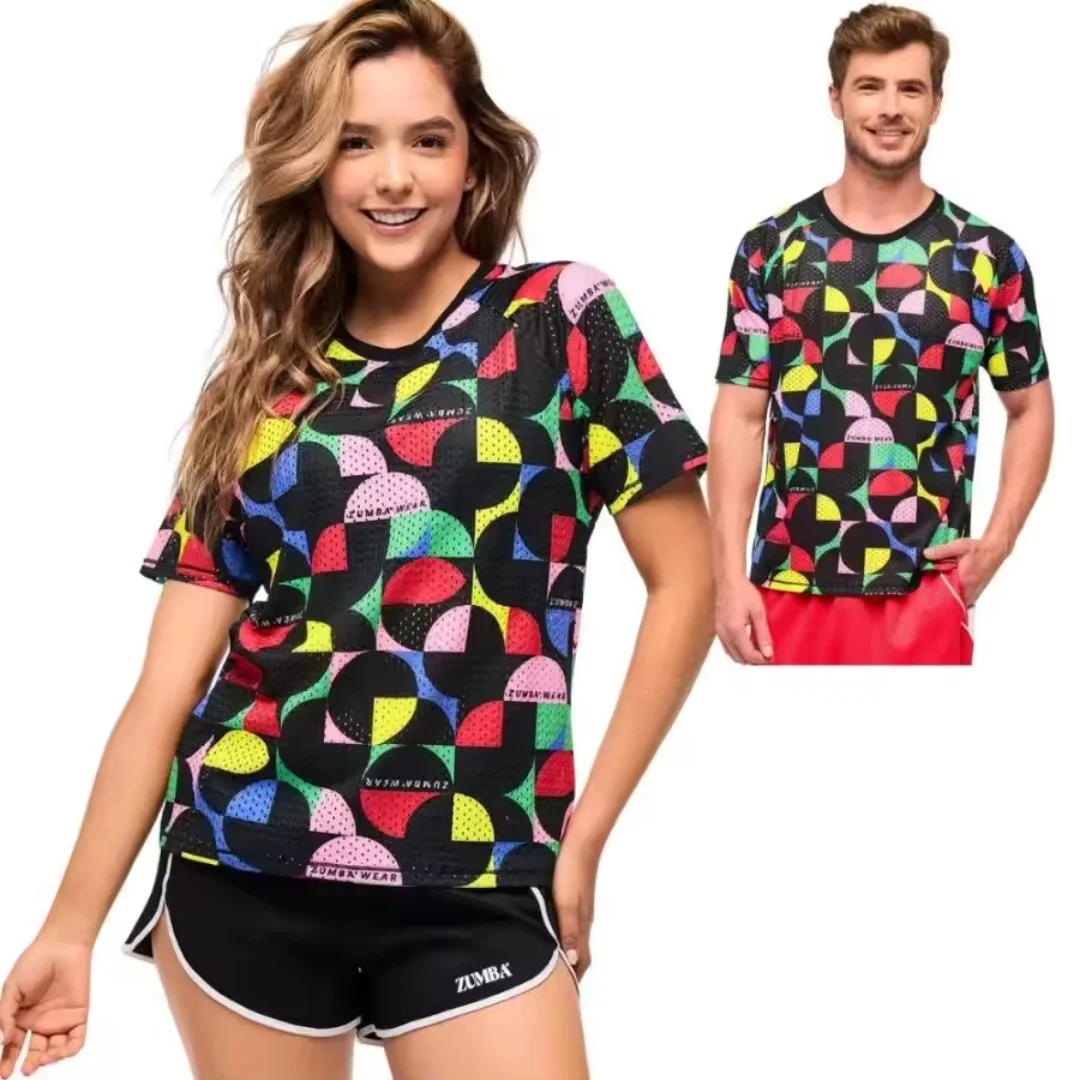ABCDE اللياقة البدنية في الهواء الطلق والترفيه الرياضة نادي الرجال والنساء قصيرة الأكمام فضفاضة عصرية وتنفس قمم تي شيرت