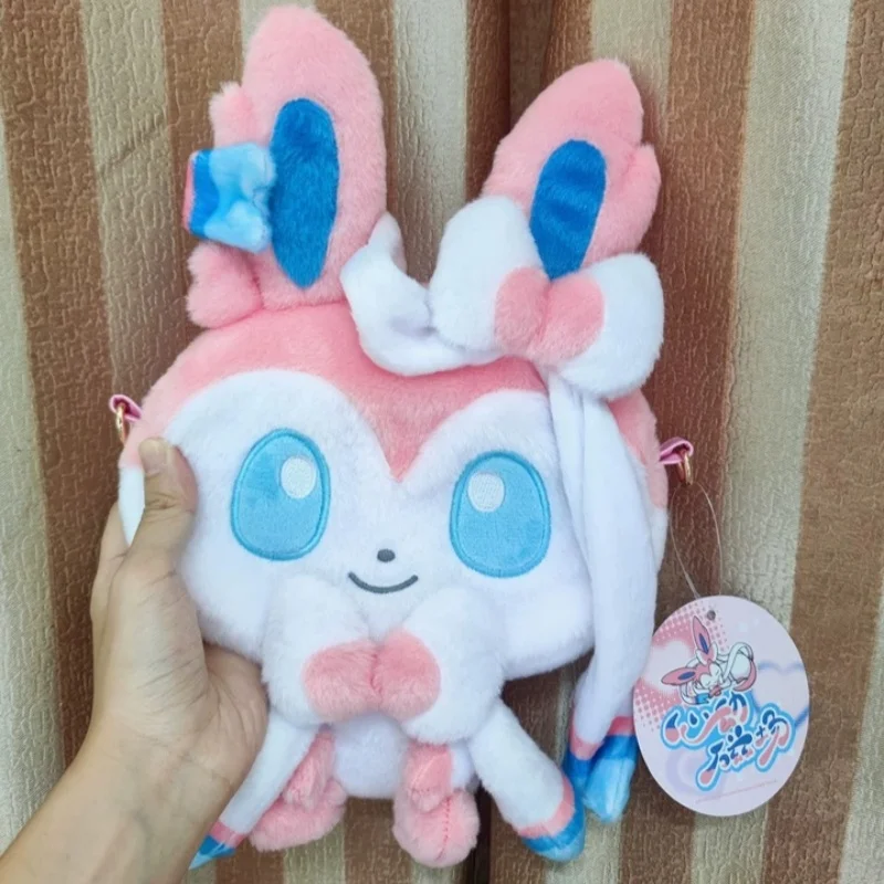 Pokémon Heartbeat Field Series: Cute Sylphie Plush Shoulder Bag - Birthday Gift & Souvenir for Girls