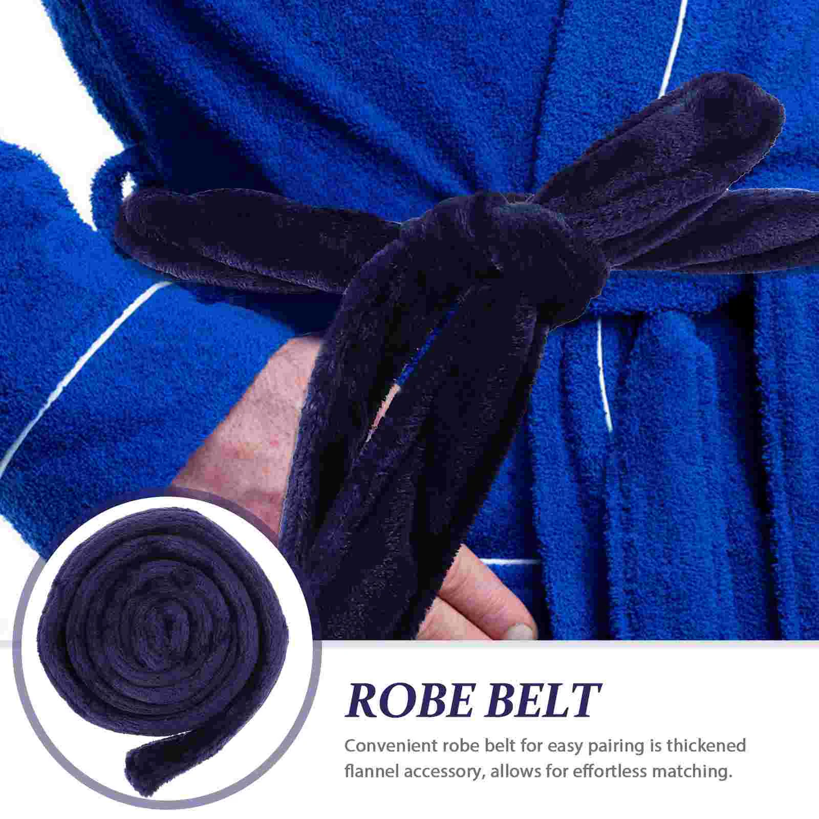 Yukata Straps Cotton Bathrobe Belt White Waistband Hotel Purple Tie Men's Bathrobes Party Miss