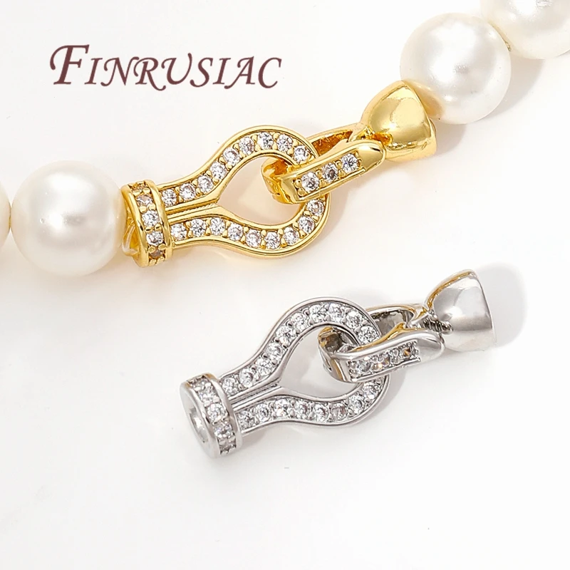 1-3Pcs/Lots Locks For Jewelry 18K Real Gold Plated Clasp For Bracelet,DIY Jewelry Making Supplies,Necklace Clasps Fasteners