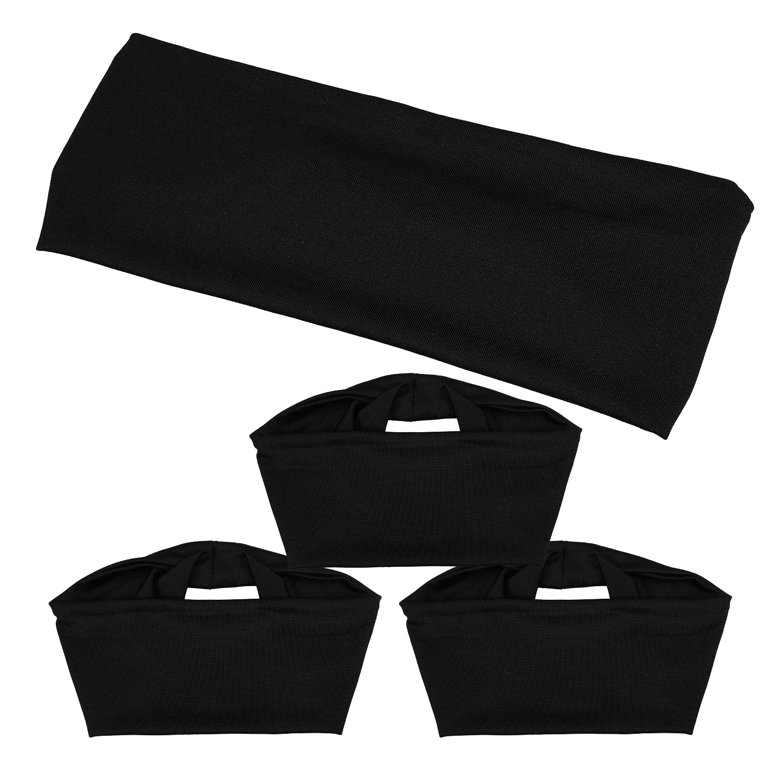 

4pcs Moisture Wicking Headb Sweatb s for Men Women Gym Sports Yoga Running Baseball Anti Slip Lightweight Fast Drying Hairb s