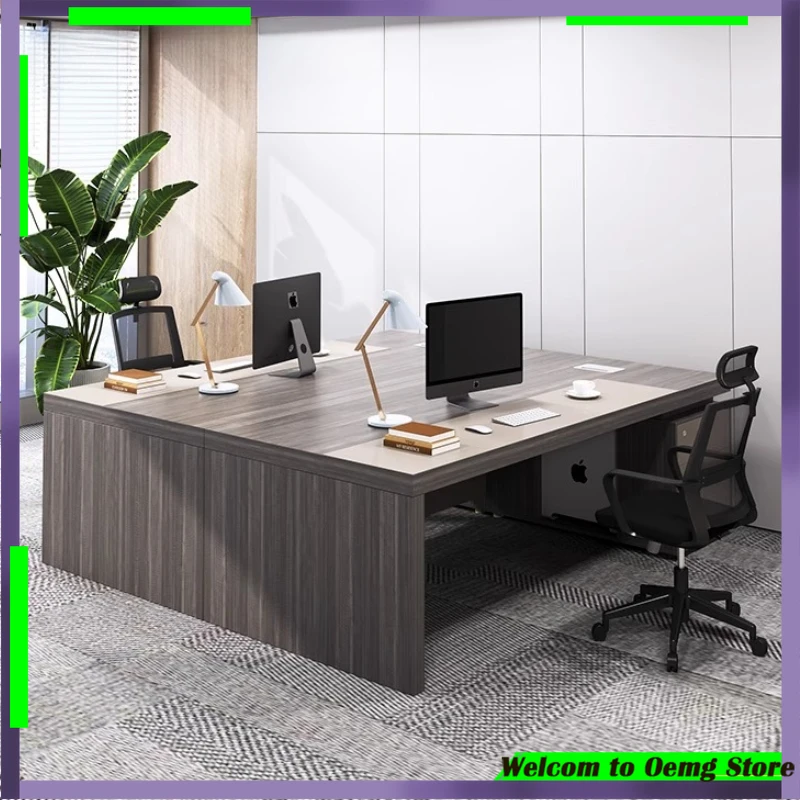 

Fashionable Executive Computer Desk Modern Office Table Organizer Gaming Productive Workspace Muebles Oficina Home Decoration