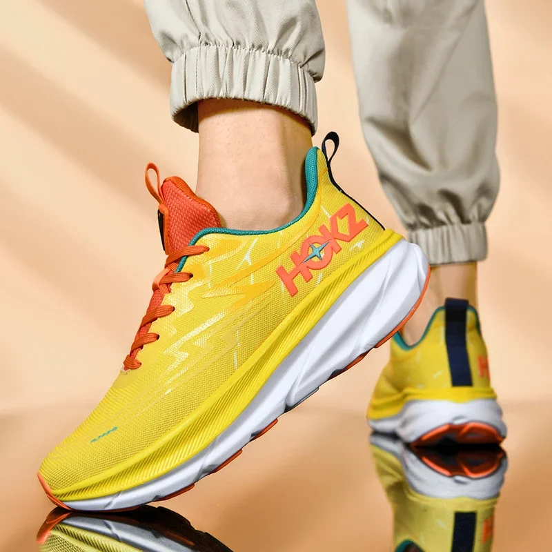 

Мужские кроссовки для бега, амортизирующие уличные нескользящие дышащие кроссовки для бега, гоночные кроссовки, роскошная обувь, сетчатая пара, внедорожная обувь