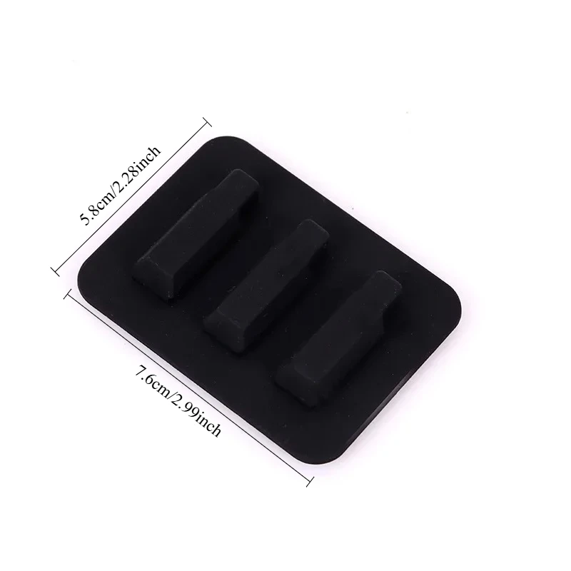 1Pc Black Soft Silicone Guitar Mute Pad Musical Instruments Practice Noise Reduction Tool For Guitar Parts Accessories Silencing