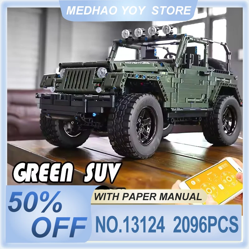 

MOULD KING 13124 MOC Technical RC Climbing Vehicles Building Blocks Off-road Vehicle Bricks Puzzle DIY Toys Christmas Gifts Kids